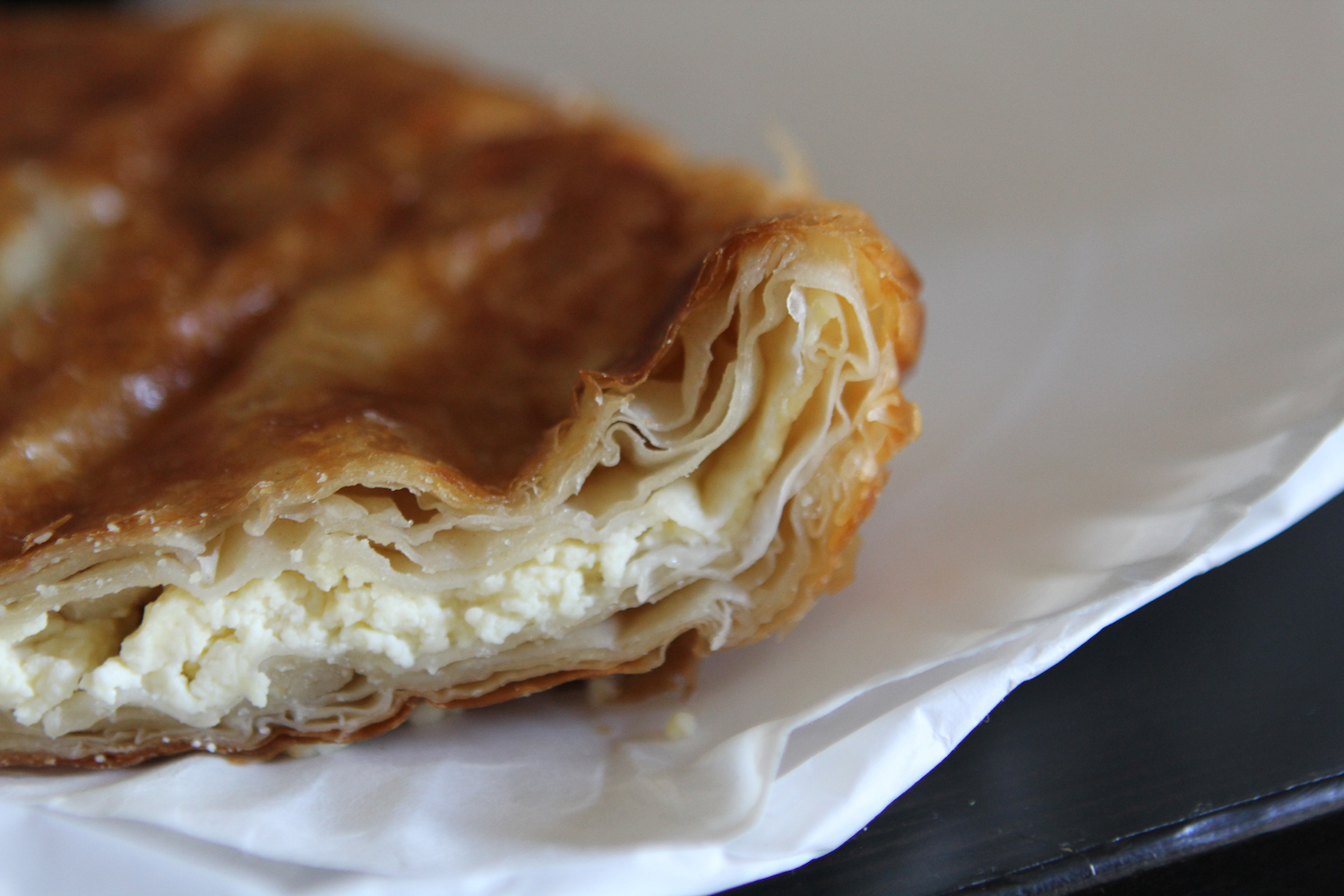 A cheese burek from Ukus, in Astoria, is in demand for takeout.