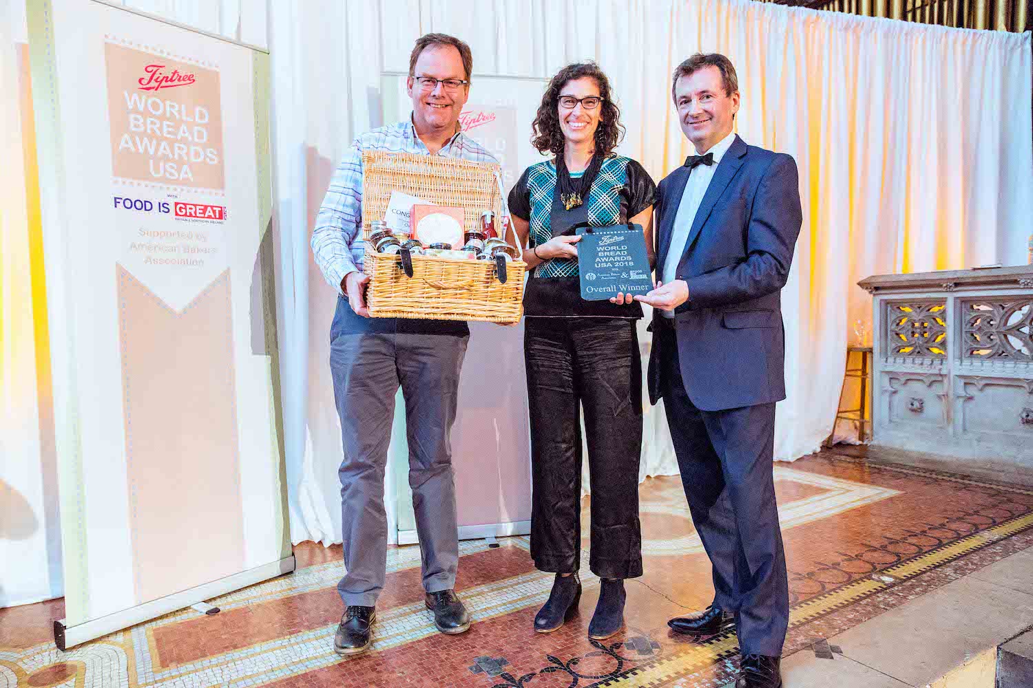 Tiptree World Bread Awards with Food is GREAT winner Sarah Owens of Ritual Fine Foods, Queens.
