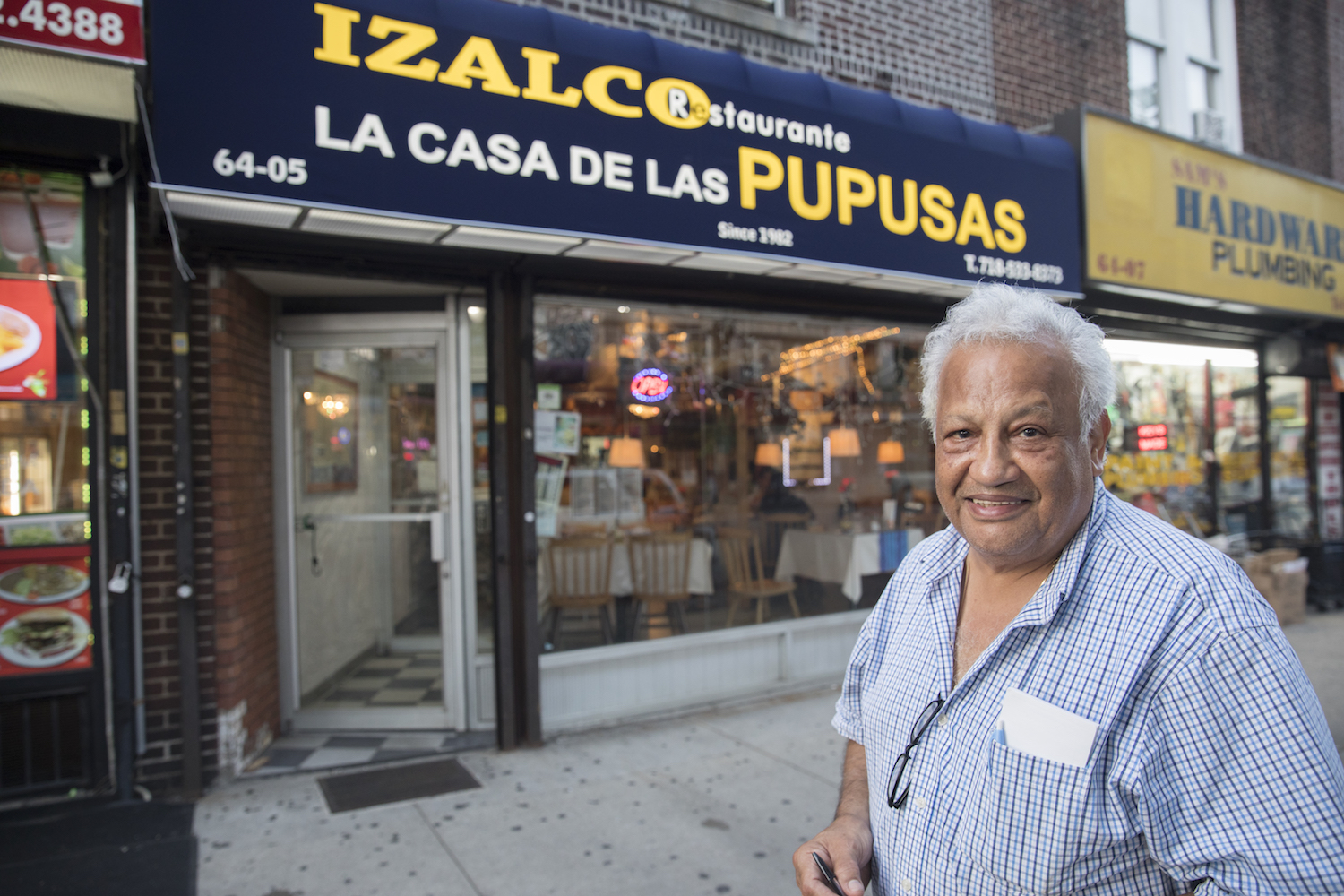 Armando, the owner of El Izalco is a Salvadoran restaurant in Woodside, Queens.