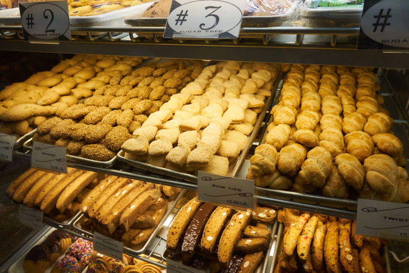 LaGuli Pastry Shop in Astoria, Queens bakes Italian pastries fresh daily.