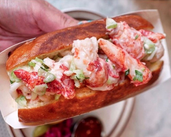 Greenpoint Lobster Co. lobster roll in Long Island City.
