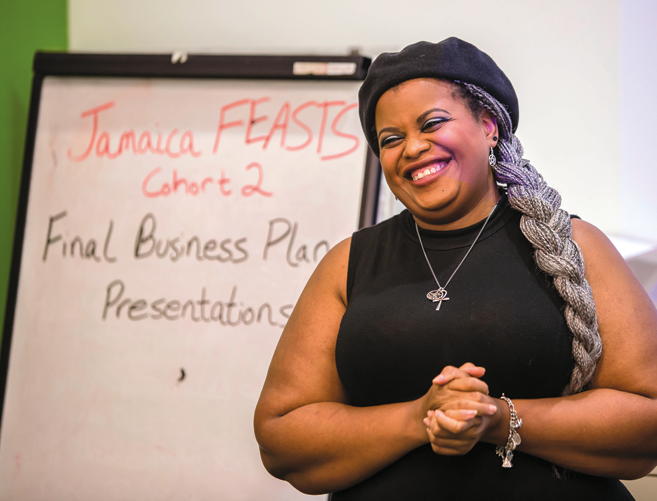 Jamaica FEASTS (Food Entrepreneurship and Services Training Space) is a free 12-week class that demystifies the process of launching a food business.