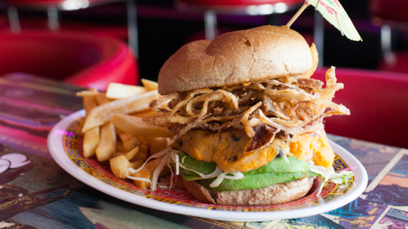 Flattopps burgers in Astoria Queens.