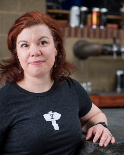 Mary Izett is the co-owner of Fifth Hammer Brewing in Long Island City, Queens.