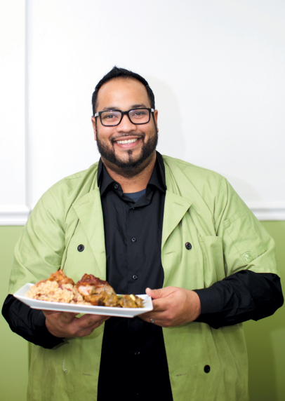Chef Albert Teekasingh of Tropical Review in Flushing Queens New York.