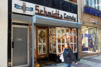 The Schmidts store front in Woodhaven, Queens.