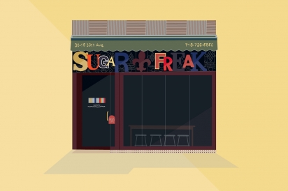 Sugar Freak offer New Orleans and Cajun cuisine in Long Island City, Queens.
