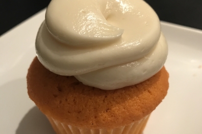 Thai tea cupcake from Silk Cakes bakery in Forest Hills.