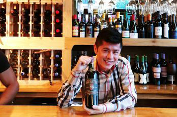Francisco Diaz and Patrick Duong own Addictive Boutique Winery in Jackson Heights, Queens.