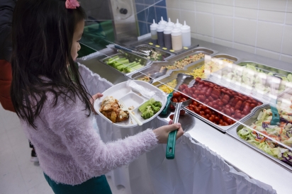 When P.S. 244 in Flushing, Queens switched to plant-based meals, other local schools followed suit.