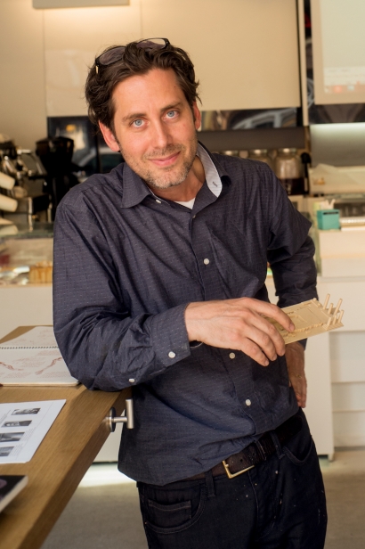 Owner and chef of Sugarcube Dessert & Coffee in Long Island City Peter Zaharatos. 