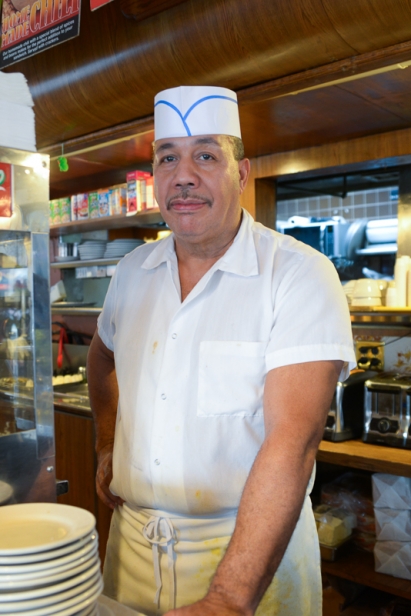 Chef Jose Paulino has worked at Kane’s Diner in Flushing for 30 years.