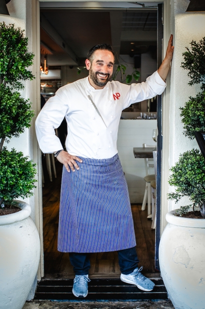 Chef Nicholas Poulmentis is the owner of Akrotiri, a Greek restaurant in Astoria, Queens.
