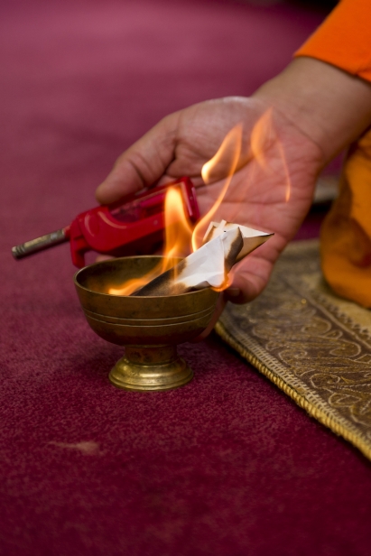 Jeannie Ongkeo cooks for the monks and worshippers at the Wat Buddha Thai Thavorn Vanaram temple in Elmhurst.