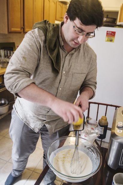 Max Falkowitz's, Saveur's Executive Digital Editor, makes Honey-Sherry Frozen Yogurt.
