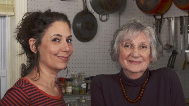 Sonya Gropman (L) and her mother Gabrielle “Gaby” Rossmer Gropman. Photo by James Hull.