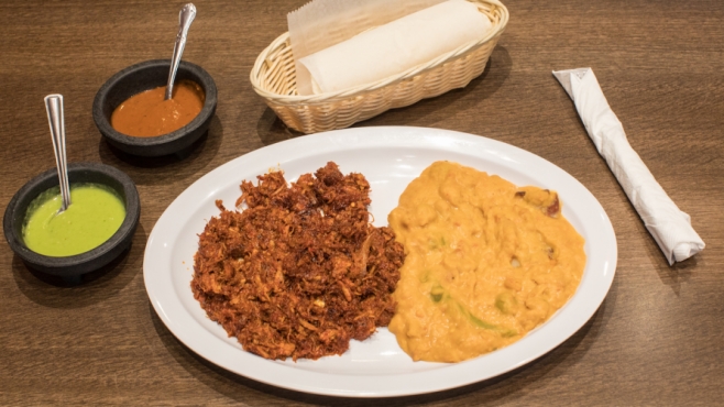 Taqueria El Sinaloense is located just steps from the 90th Street–Elmhurst Avenue stop on the 7 train, offering Sinaloan cuisine.
