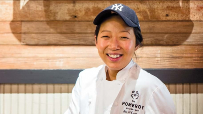 Chef Bo O'Connor, owner of The Pomeroy in Astoria.